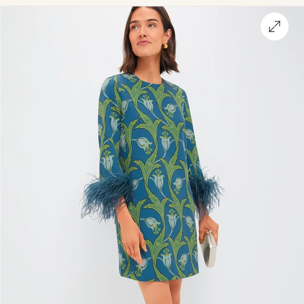 Tuckernuck Deco Floral Feather Mod Mary Dress